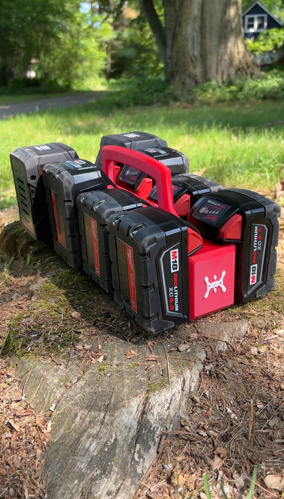 Milwaukee M18 8-Bay Battery Caddy