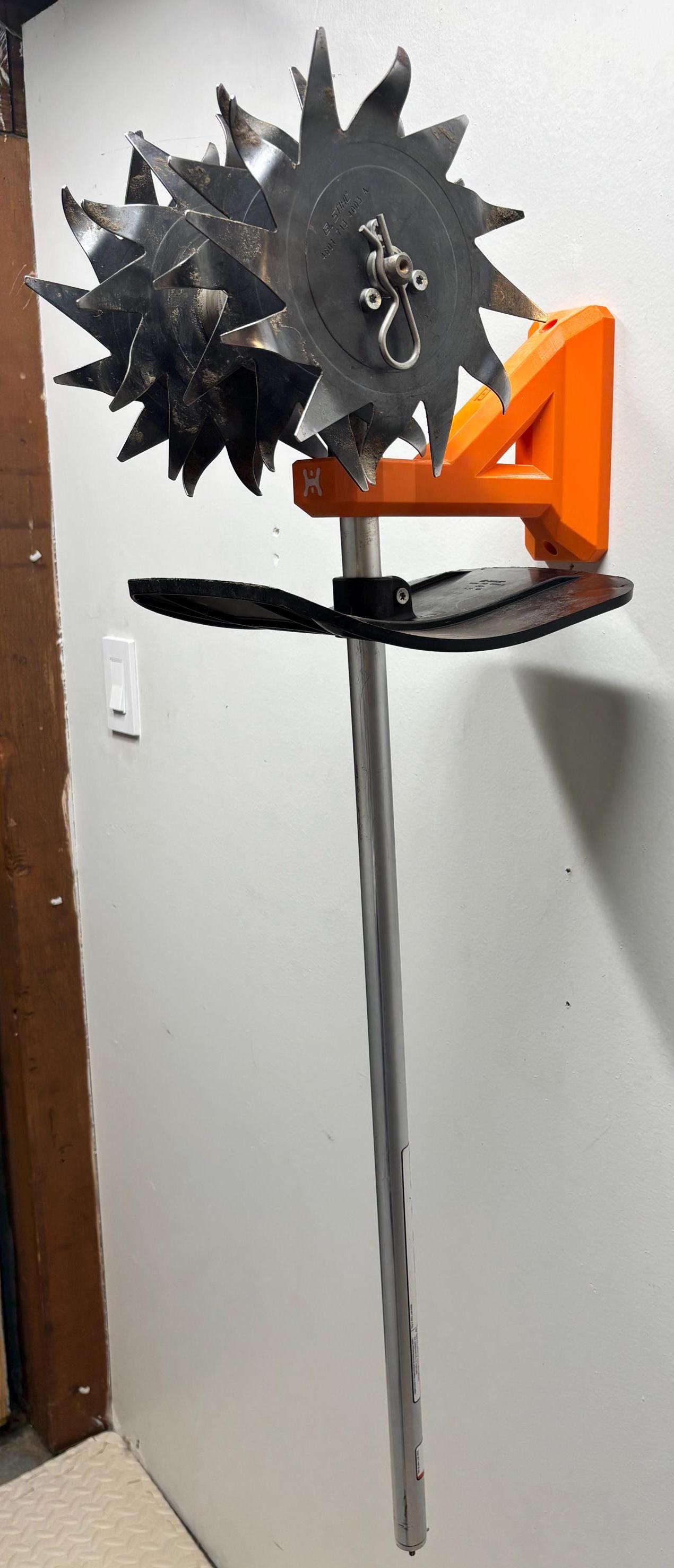 STIHL Kombi Mini-Cultivator Attachment Compatible Wall Mount Hanger (for Kombi Model BF-KM)