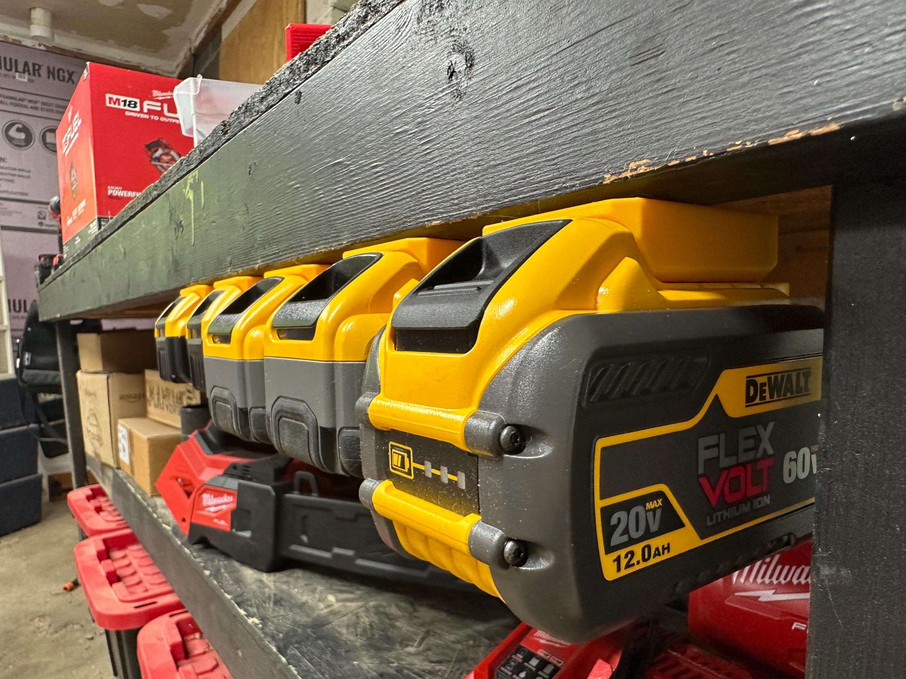 DeWalt 20V Individual Battery Mounts (5-Pack)