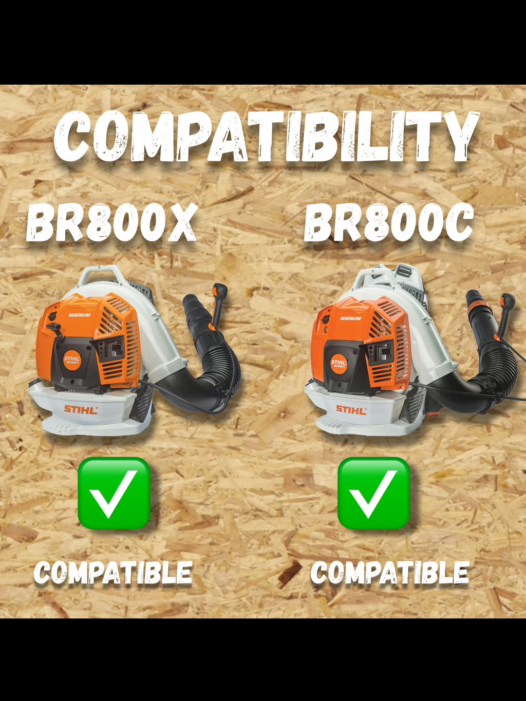 STIHL Backpack Blower BR800 Series Compatible Wall Mount Hanger