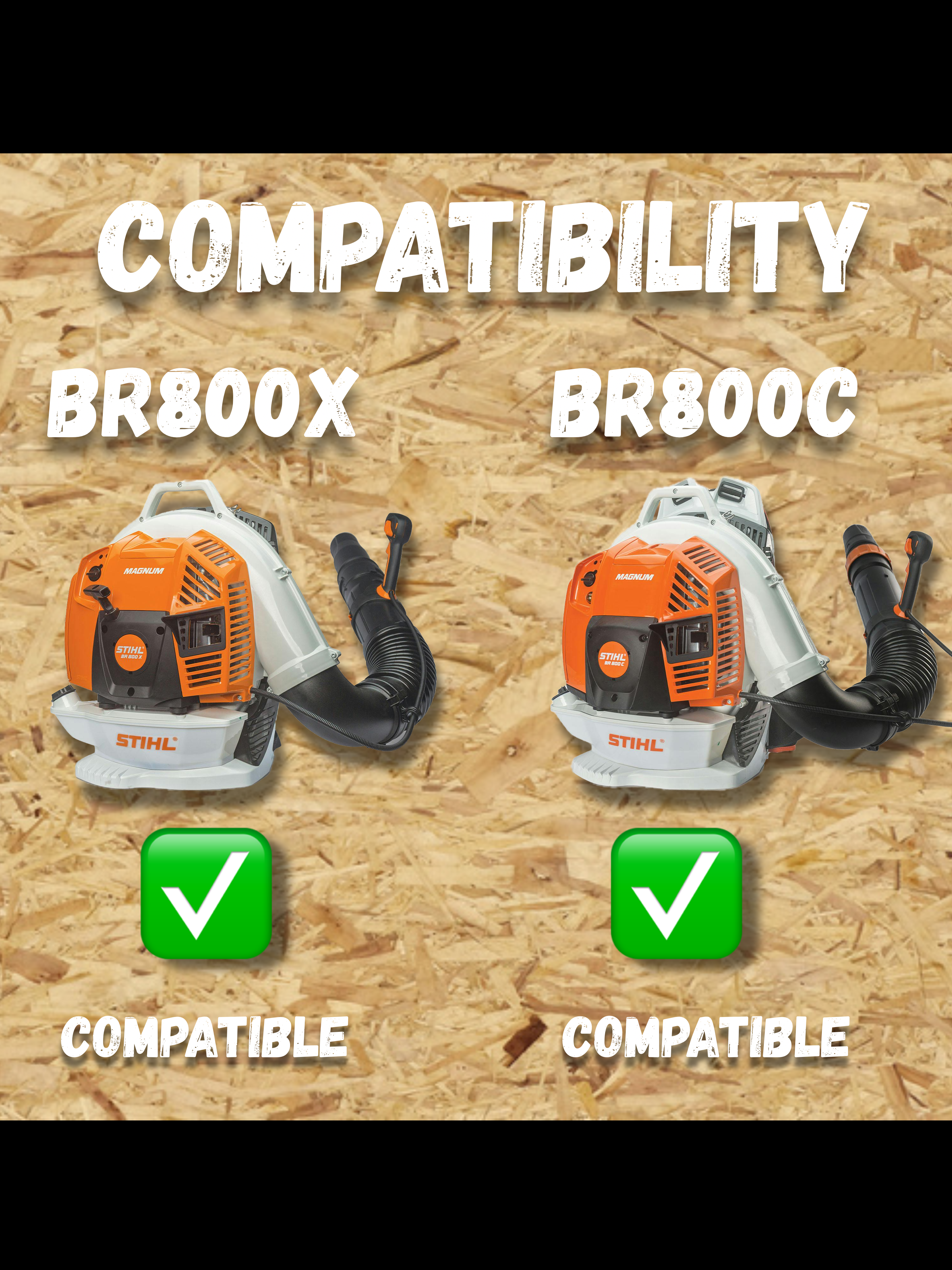 STIHL Backpack Blower BR800 Series Compatible Wall Mount Hanger