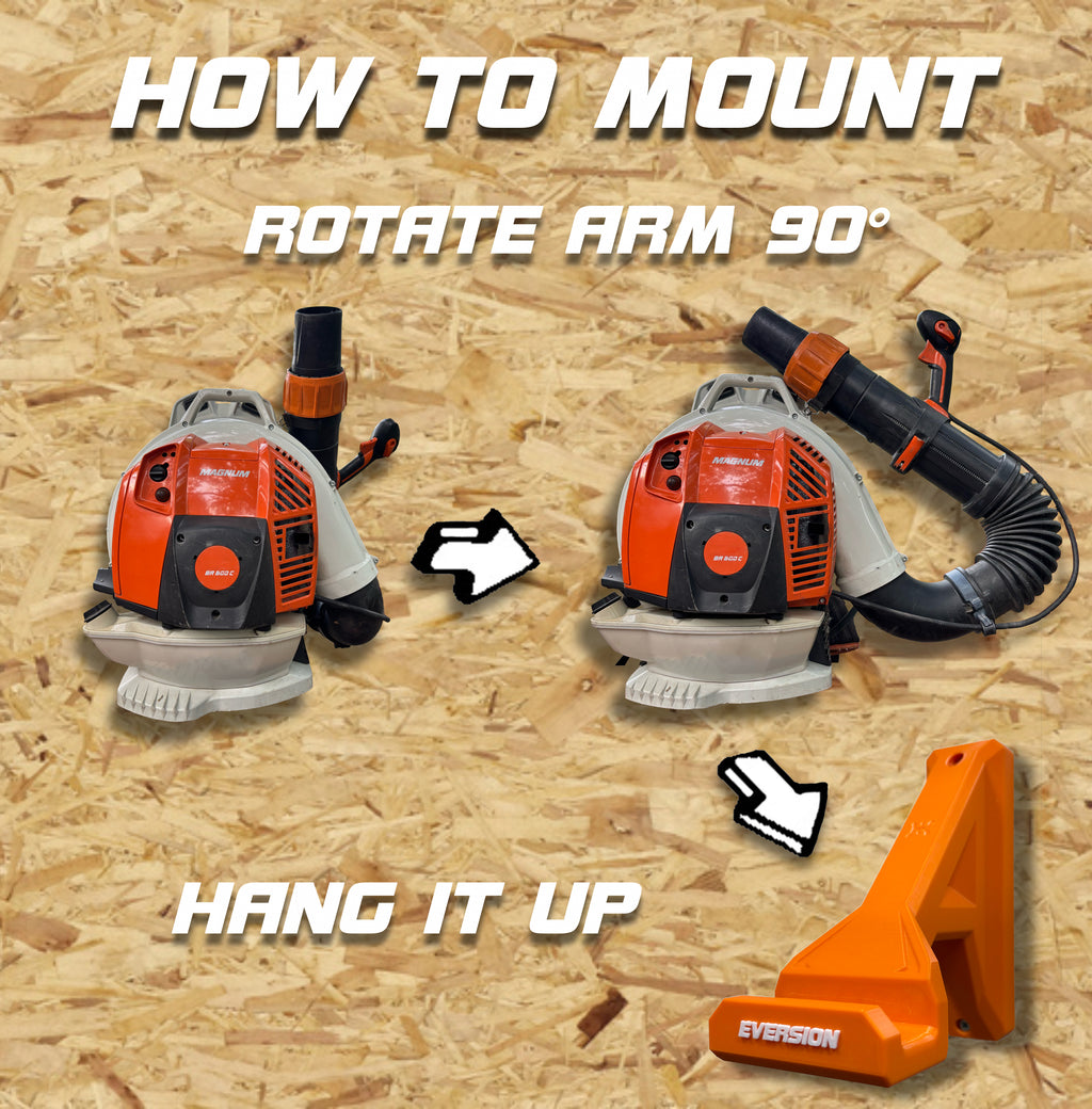 STIHL Backpack Blower BR800 Series Compatible Wall Mount Hanger