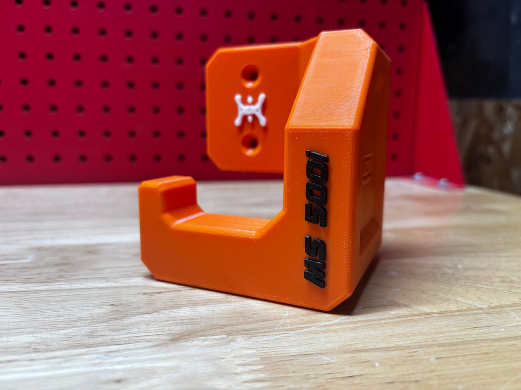 Customizable STIHL Chainsaw Compatible Wall Mount Hanger