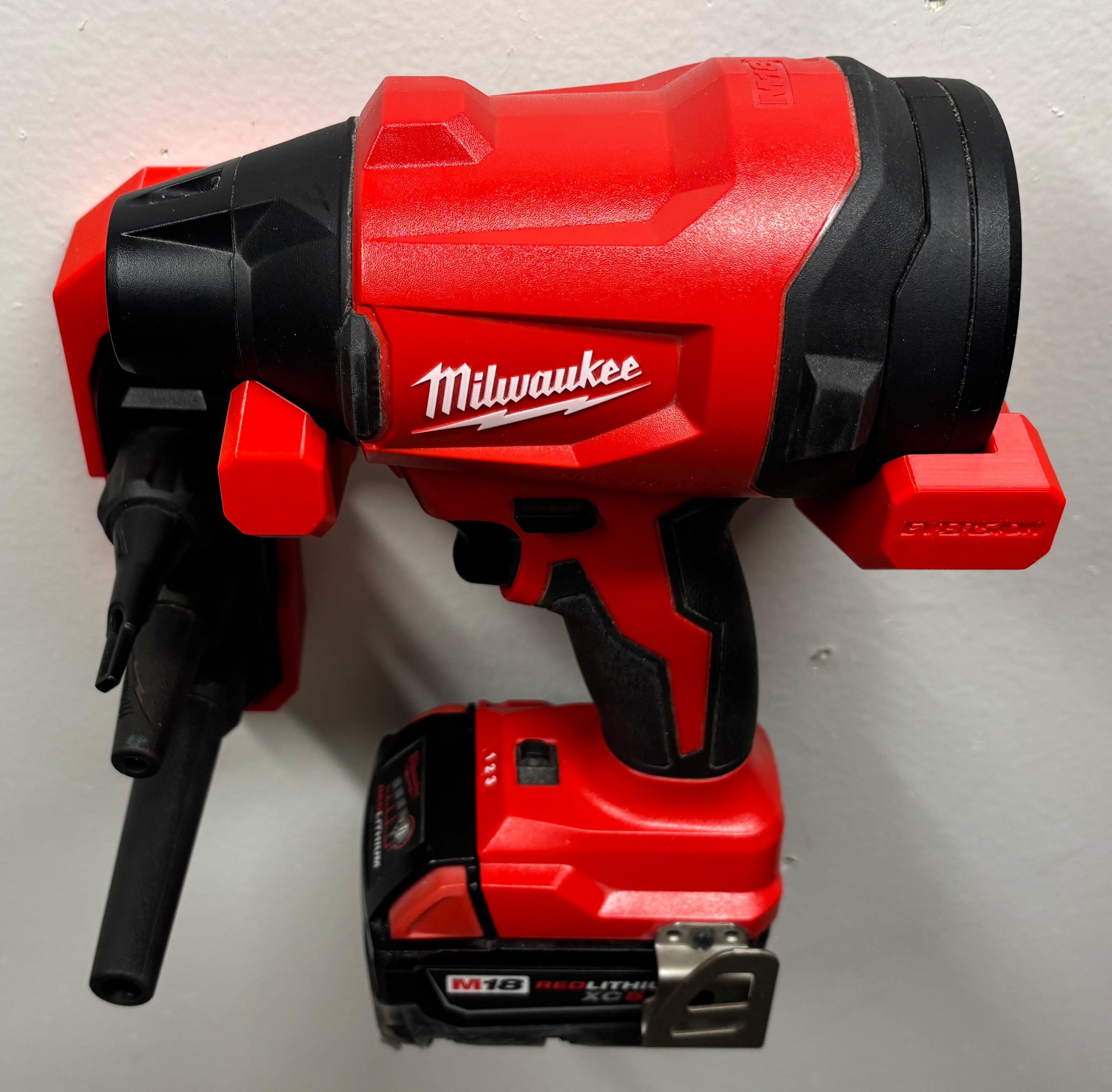 Milwaukee M18 Precision Blower Compatible Wall Mount Hanger (for #0887-20)