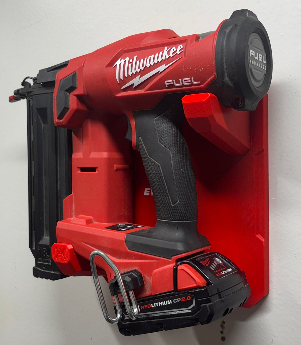 Milwaukee M18 18-Gauge Brad Nailer Compatible Wall Mount Hanger (for #2746-20)