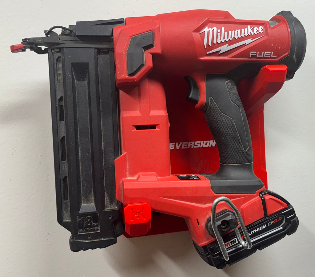 Milwaukee M18 18-Gauge Brad Nailer Compatible Wall Mount Hanger (for #2746-20)