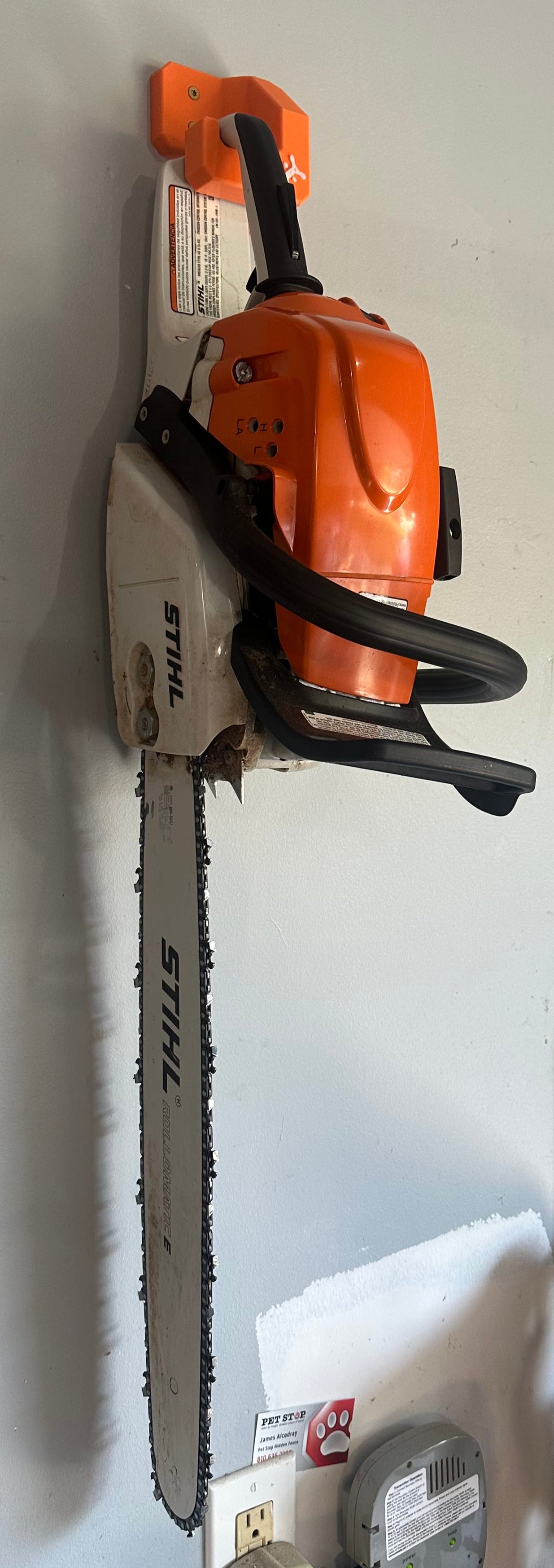 STIHL Chainsaw Compatible Wall Mount Hanger