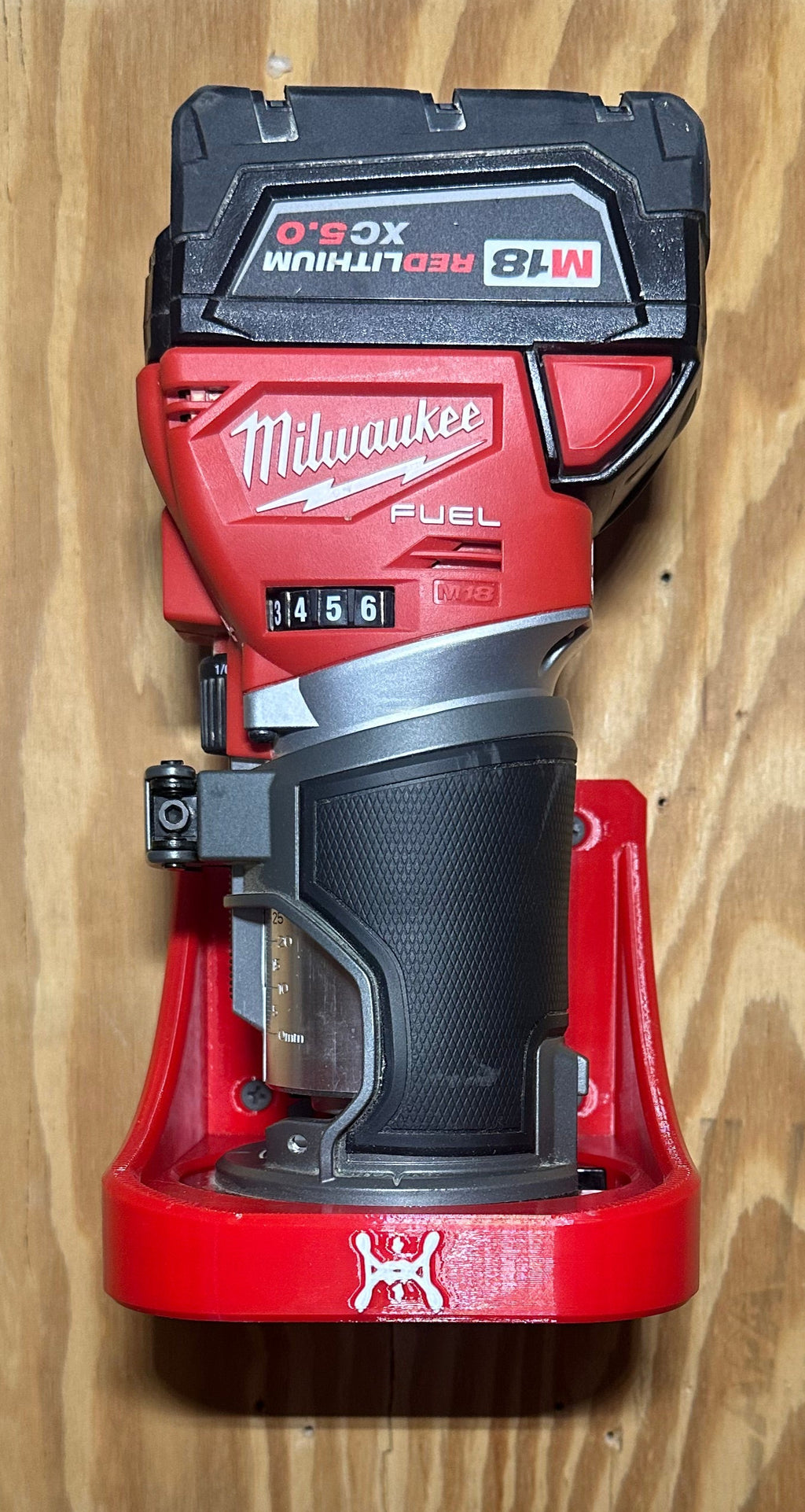 Milwaukee M18 Compact Router & Wrench Wall Mount Holder