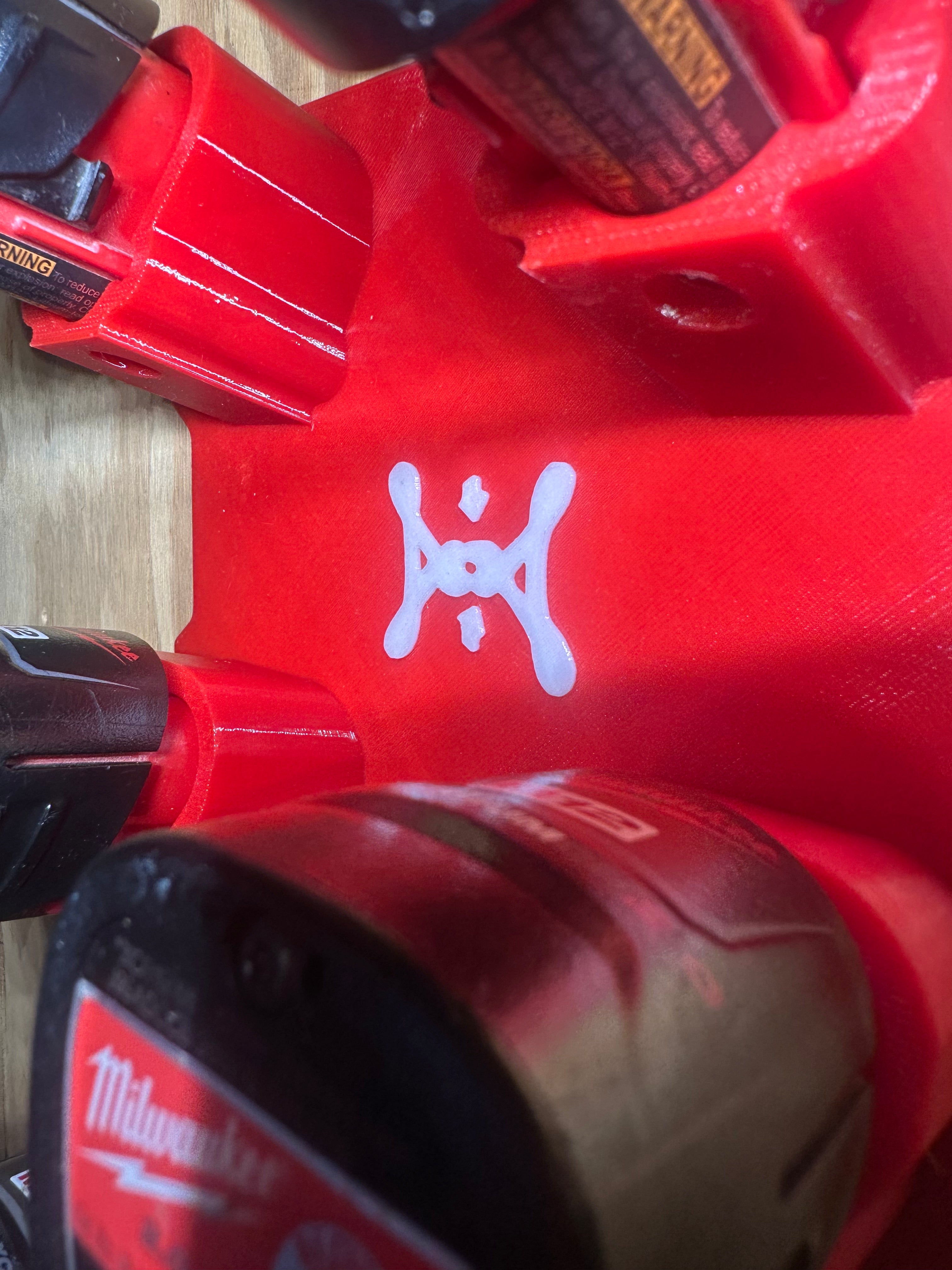 Milwaukee M12 Compatible 6-Bay Battery Rack Wall Mount