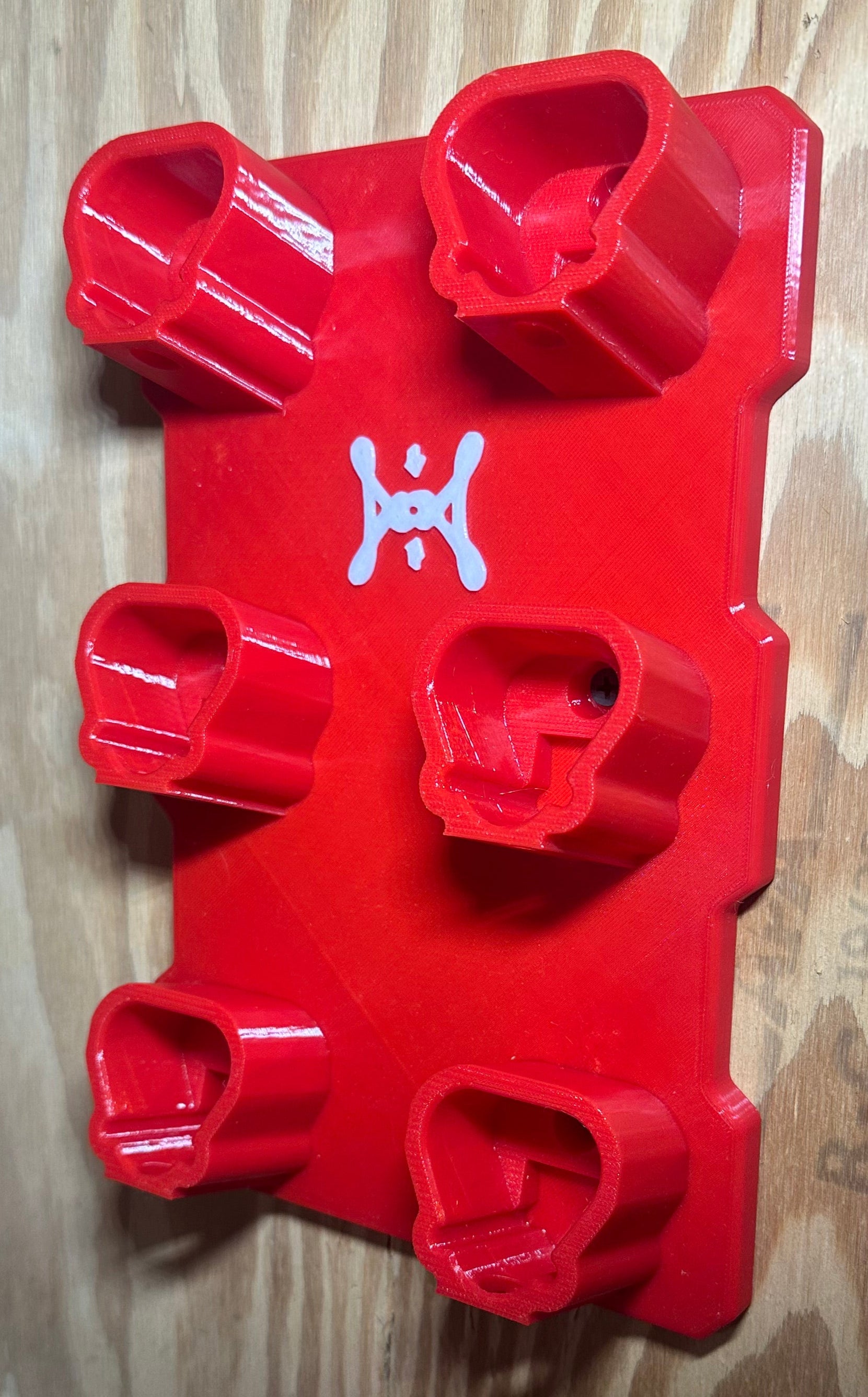 Milwaukee M12 Compatible 6-Bay Battery Rack Wall Mount