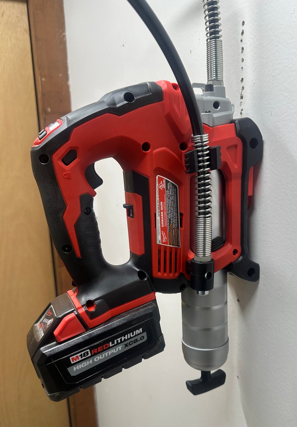 Milwaukee M18 Grease Gun Mount (for Model #2646-20)