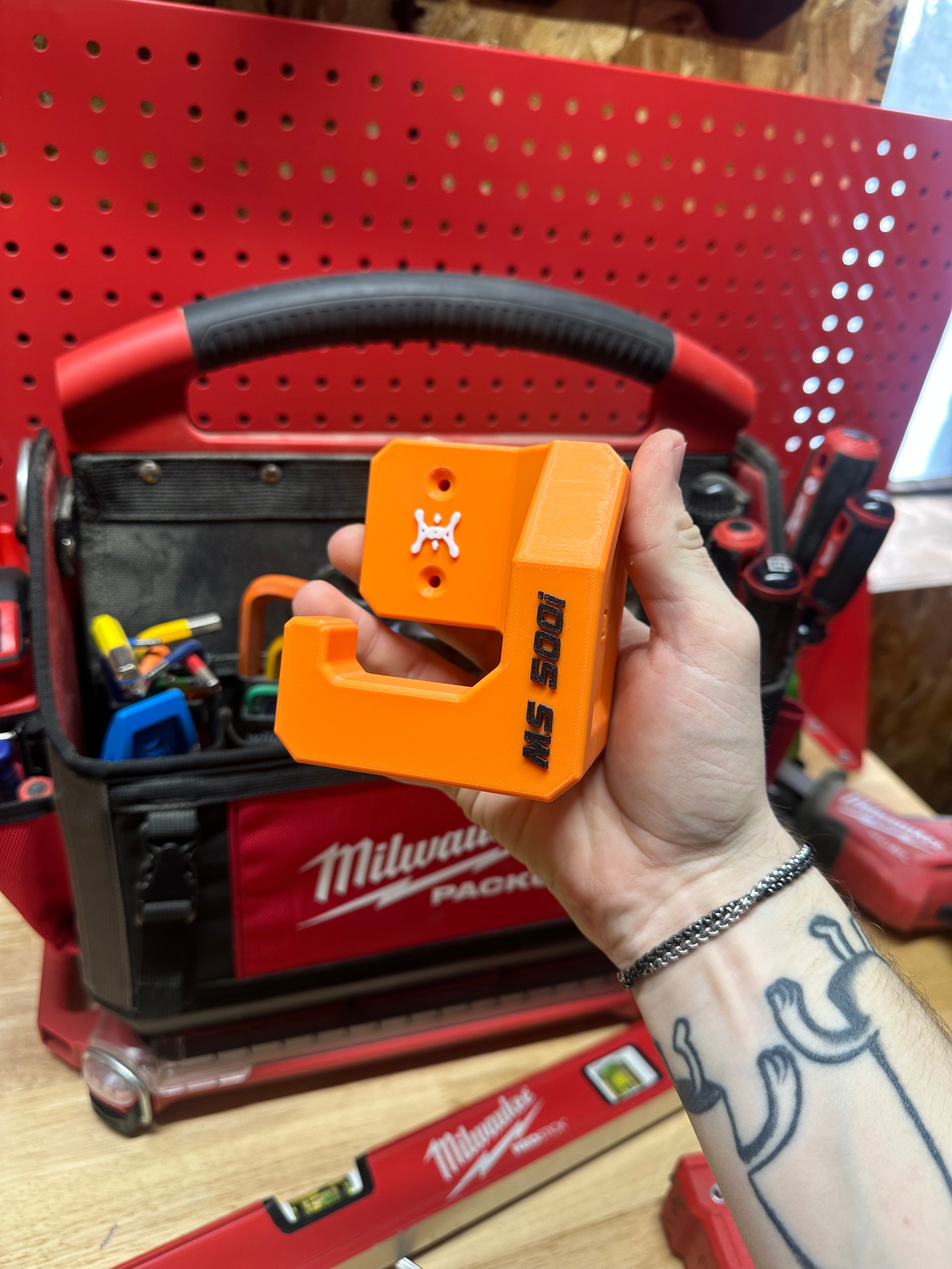 Customizable STIHL Chainsaw Compatible Wall Mount Hanger