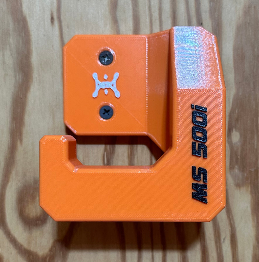 Customizable STIHL Chainsaw Compatible Wall Mount Hanger