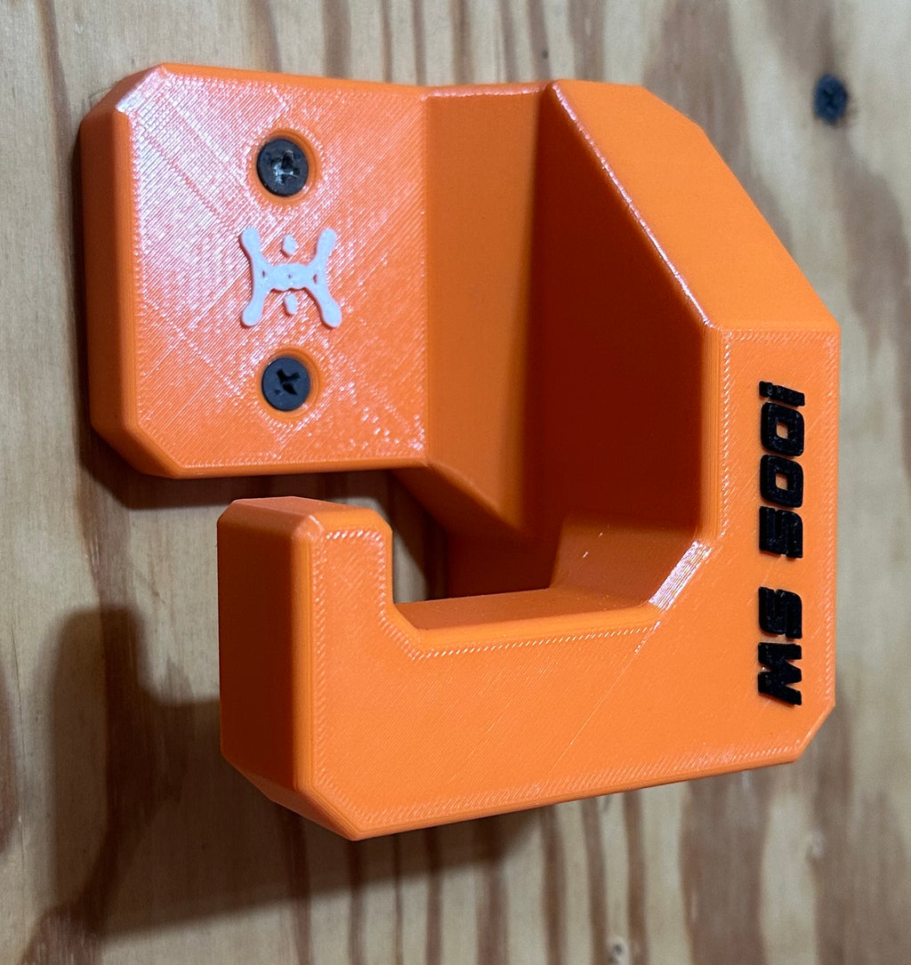 Customizable STIHL Chainsaw Compatible Wall Mount Hanger