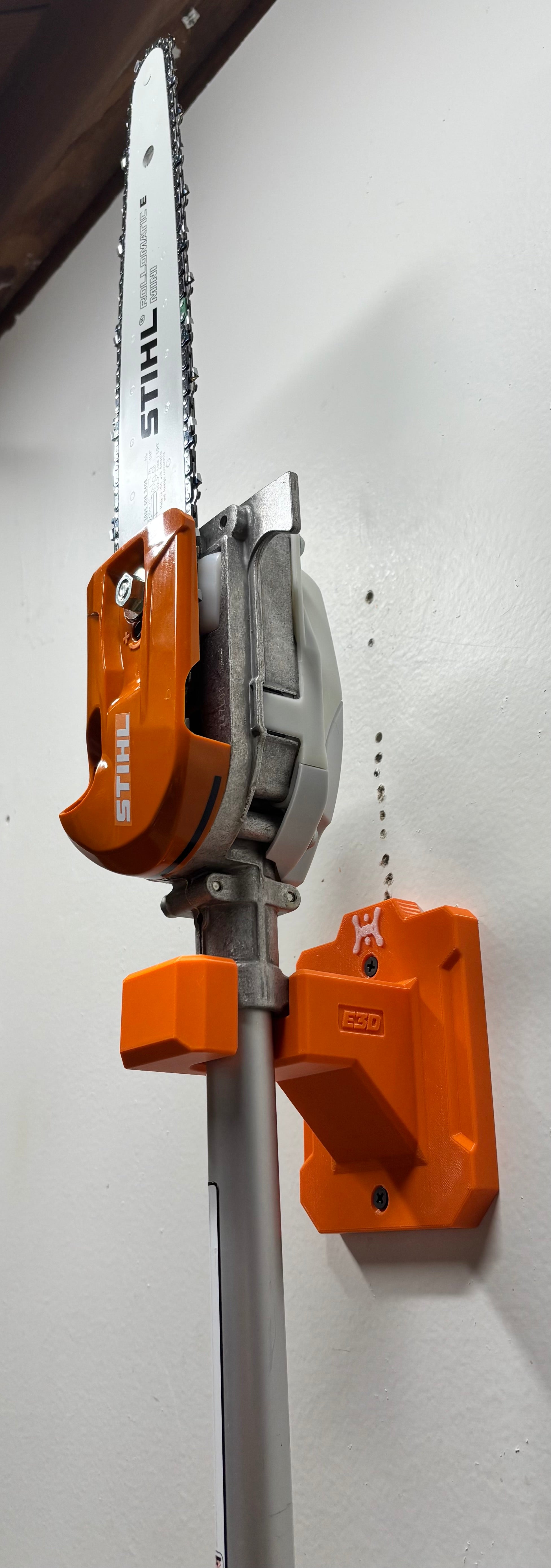 STIHL Kombi Pole Saw Attachment Compatible Wall Mount Hanger (for Kombi Model HT-KM)