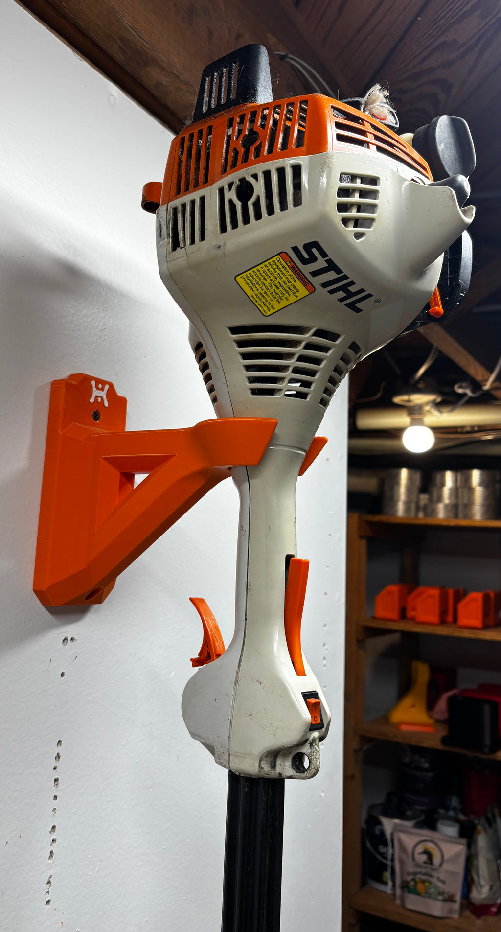 String Trimmer Wall Rack STIHL String Trimmer Compatible Wall Mount Hanger – EVERSION Tool Mounts