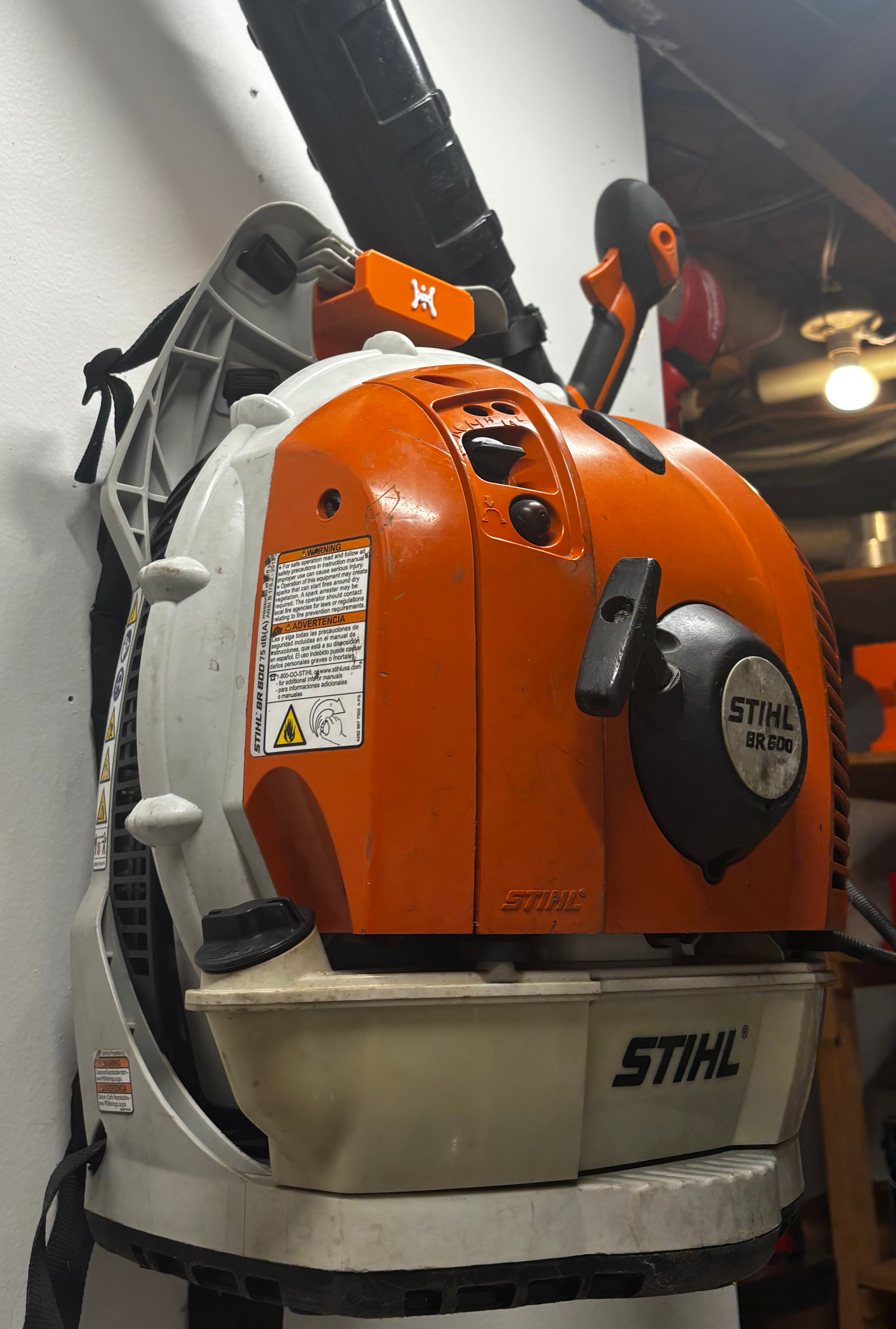 STIHL Backpack Blower BR600 Compatible Wall Mount Hanger