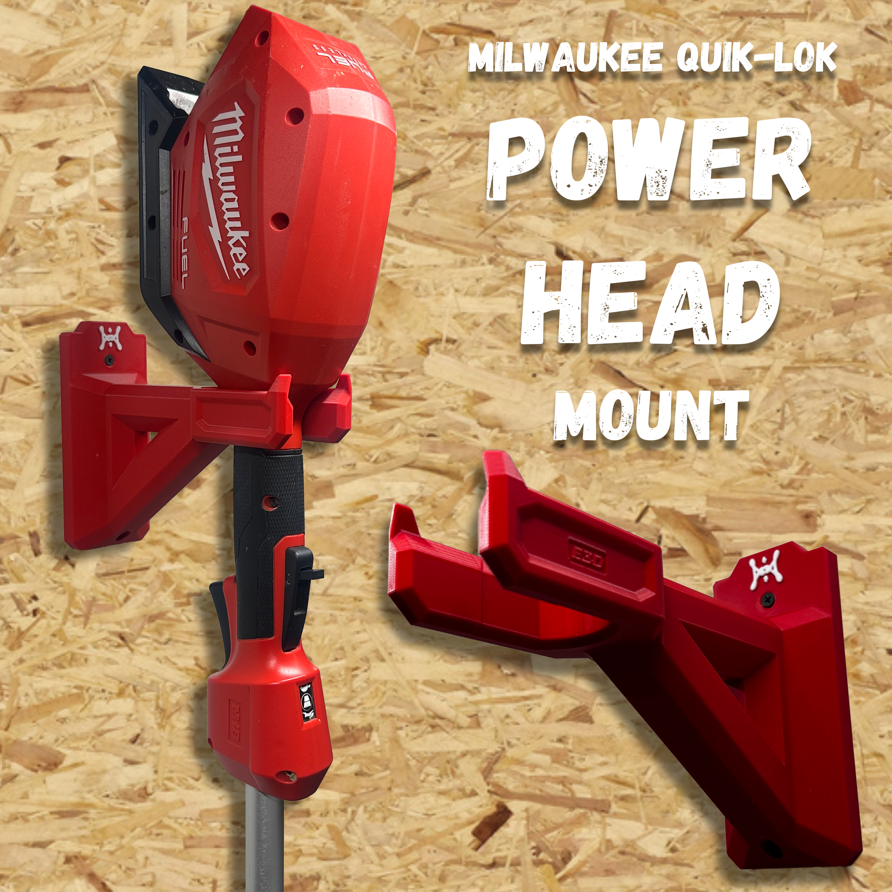 Milwaukee M18 QUIK-LOK String Trimmer Wall Mount Hanger (for Model #3016-20)