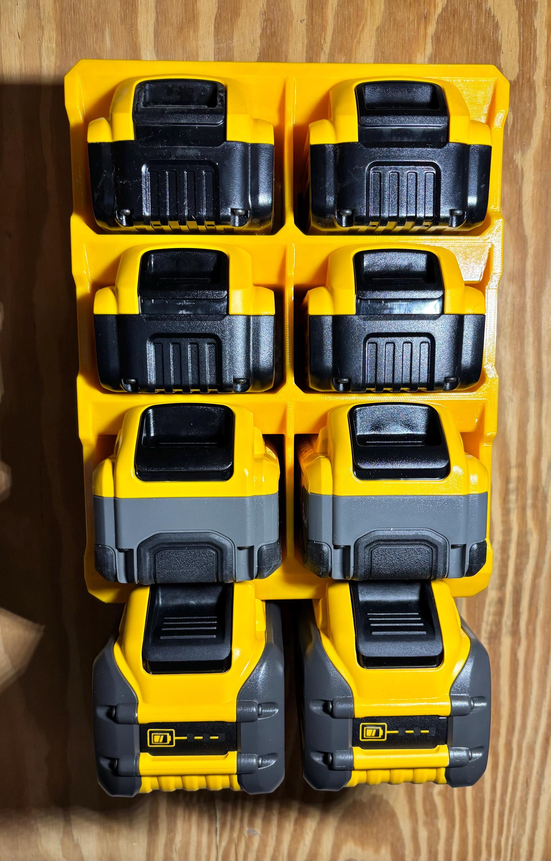 DeWalt 8-Bay Battery Rack Wall Mount