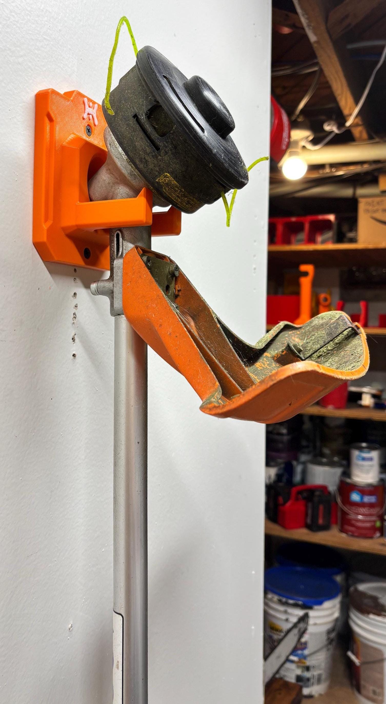 STIHL Kombi String Trimmer Attachment Compatible Wall Mount Hanger (for Kombi Model FS-KM)