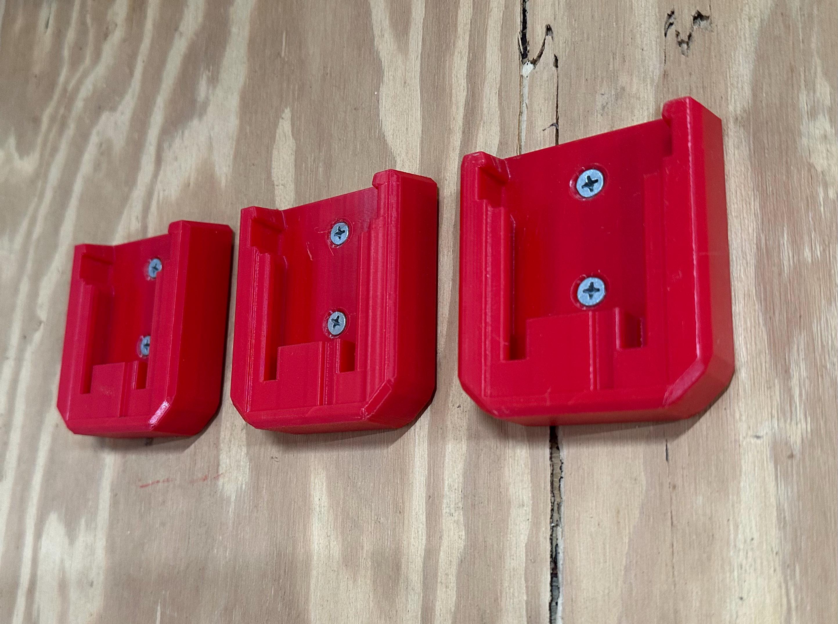 Milwaukee M18 Individual Battery Mounts (5-Pack)