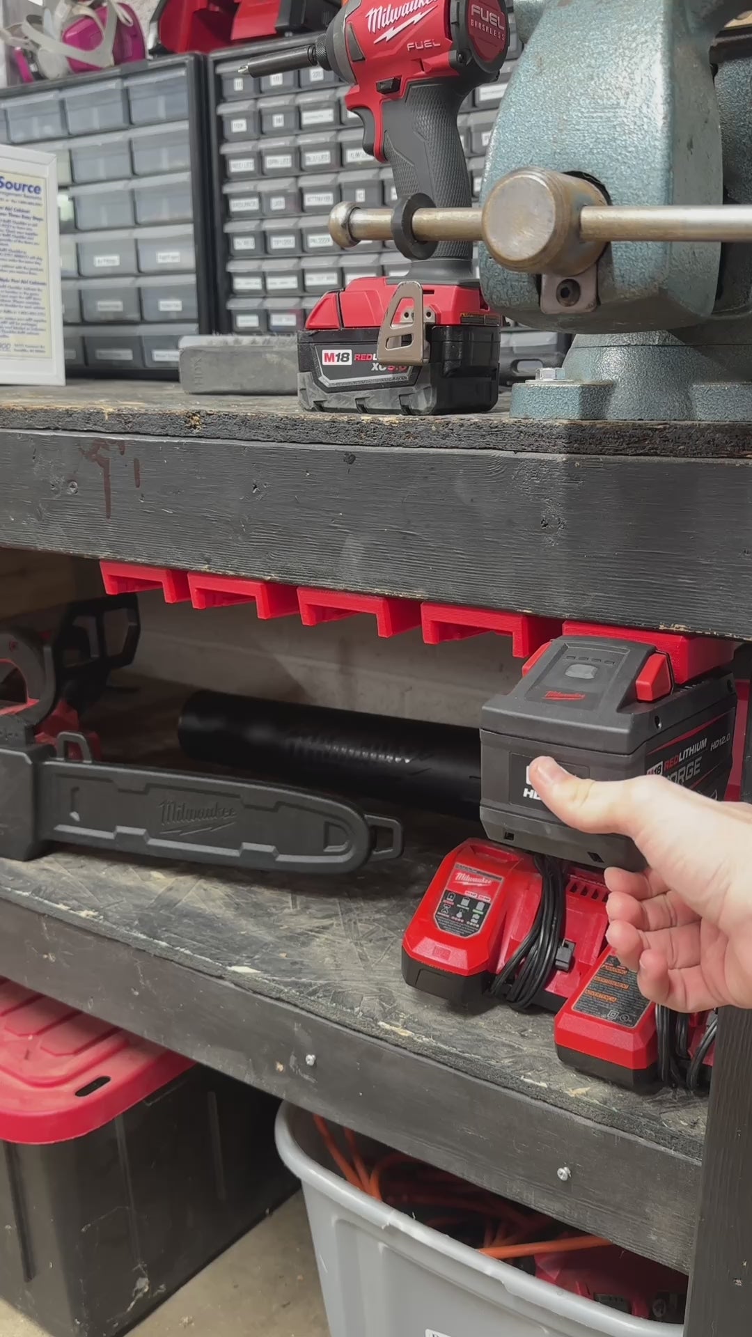 Milwaukee M18 Individual Battery Mounts (5-Pack)